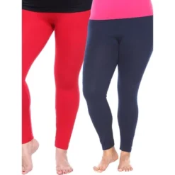 Women's Pack Of 2 Solid Leggings - One Size Fits Most - White Mark 37 Women's Pack Of 2 Solid Leggings - One Size Fits Most - White Mark -ChicMama Sales Store GUEST 679c5786 c4b9 45da 8e59 c6c42ec9f636
