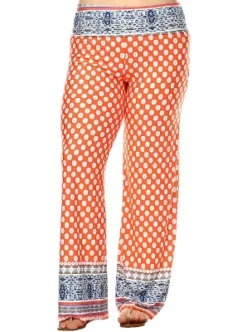 Women's Plus Size Border Printed Palazzo Pants - White Mark 9 Women's Plus Size Border Printed Palazzo Pants - White Mark -ChicMama Sales Store GUEST 691761fb 99df 447f 98f9 f85bcdc7c893