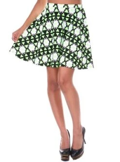 Women's Triangles Heidi Flare Skirt - White Mark -ChicMama Sales Store GUEST 6a79ed99 d0ab 4974 9cb8 f1e06aa65883