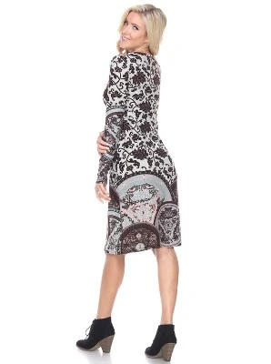 Women's Naarah Embroidered Sweater Dress - White Mark 2 Women's Naarah Embroidered Sweater Dress - White Mark - Image 2