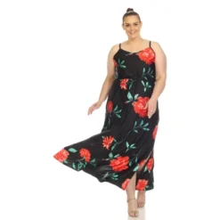 Plus Size Floral Strap Maxi Dress 11 Plus Size Floral Strap Maxi Dress -ChicMama Sales Store GUEST 6c7f08f2 ef6b 4598 8adc 04abd39a3b8b