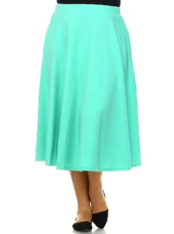 Women's Plus Size Tasmin Flare Midi Skirts - White Mark 22 Women's Plus Size Tasmin Flare Midi Skirts - White Mark -ChicMama Sales Store GUEST 6fe4be6d a476 43b6 9825 2fdb49f50247