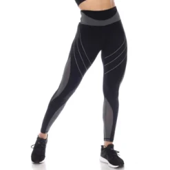 Women's High-Waist Reflective Piping Fitness Leggings - White Mark -ChicMama Sales Store GUEST 769fd3ee bb7b 4e29 9bcc 91d05fa0199e