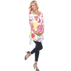 Maternity Floral Scoop Neck Tunic Top With Pockets - White Mark 10 Maternity Floral Scoop Neck Tunic Top With Pockets - White Mark -ChicMama Sales Store GUEST 7a0acbe0 b2a4 4a08 ba1d 7984d0117fdb
