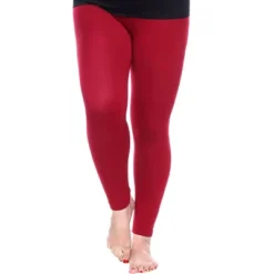 Women's One Size Fits Most Plus Size Super-Stretch Solid Leggings - One Size Fits Most Plus - White Mark -ChicMama Sales Store GUEST 7f775006 af47 4b62 a38e 41f686b55dcb
