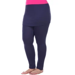 Women's Plus Size Skirted Leggings - White Mark -ChicMama Sales Store GUEST 806e1079 df4b 41a7 b0bd 4fbca301c57e