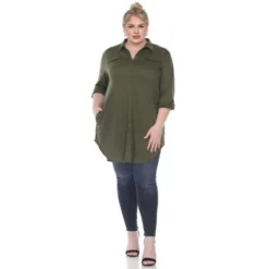 Plus Size Stretchy Tunic -White Mark -ChicMama Sales Store GUEST 84575b8d f09f 4d4d bbcf 778ace7fa50a