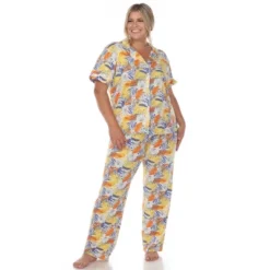 Plus Size Tropical Print Pajama Set -ChicMama Sales Store GUEST 8550ec3f 2086 4a29 b562 ac7eba975875