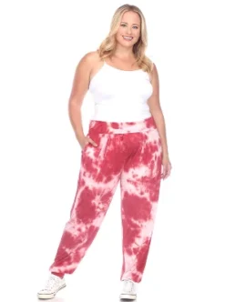 Women's Plus Size Tie Dye Harem Pants - White Mark -ChicMama Sales Store GUEST 85bc45d0 5308 4753 9f75 7bee95e1de2c
