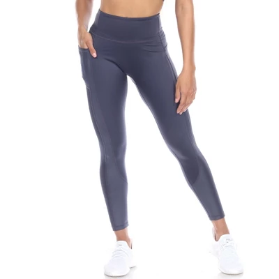 Women's High-Waist Mesh Fitness Leggings - White Mark 5 Women's High-Waist Mesh Fitness Leggings - White Mark - Image 5