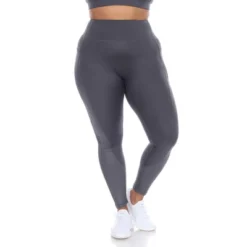 Plus Size High-Waist Mesh Fitness Leggings - White Mark -ChicMama Sales Store GUEST 88542f27 026d 4133 9f6e fa1406991ed5