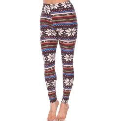 Women's One Size Fits Most Printed Leggings - One Size Fits Most - White Mark -ChicMama Sales Store GUEST 89726481 8486 4eb4 8143 5d0db600c8de