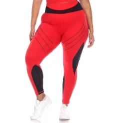 White Mark - Plus Size High-Waist Reflective Piping Fitness Leggings -ChicMama Sales Store GUEST 89aaeaa7 0e7e 4cf7 8bf4 b0c919e59cde