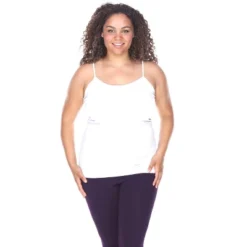 Women's Plus Size Tank Top - One Size Fits Most Plus - White Mark -ChicMama Sales Store GUEST 8b1cce0e 2d5b 40b9 894d f882068bb49a