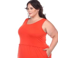 Plus Size Scoop Neck Tiered Midi Dress - White Mark -ChicMama Sales Store GUEST 8e5be8d3 36fa 4d7e b861 f36af4470e97