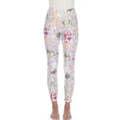 Women's Super Soft Tropical Printed Leggings - White Mark -ChicMama Sales Store GUEST 91e8aee5 7da6 469a bf25 4d146fe9f6e5