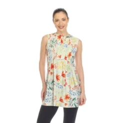 White Mark Women's Floral Sleeveless Tunic Top - White Mark -ChicMama Sales Store GUEST 92742760 258c 4dfc 9be8 2a2387108a96
