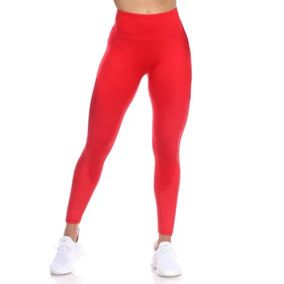 Women's High-Waist Mesh Fitness Leggings - White Mark 6 Women's High-Waist Mesh Fitness Leggings - White Mark - Image 6