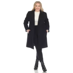 Plus Size Classic Walker Coat-White Mark -ChicMama Sales Store GUEST 9515c636 bb45 4445 b928 2ca38e8f58bb