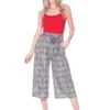 Women's Gaucho Pants - White Mark