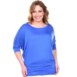 Women's Plus Size Bat Sleeve Tunic Top - White Mark -ChicMama Sales Store GUEST 95ef20f6 3b55 4c5b 9730 feda5a0783c2