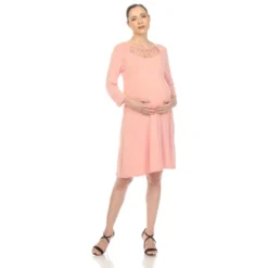 Maternity Cross Neckline Swing Dress -ChicMama Sales Store GUEST 97d63348 a4d0 410d 87cd 322a01b1b894