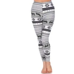 Women's One Size Fits Most Printed Leggings - One Size Fits Most - White Mark -ChicMama Sales Store GUEST 98571e0b 9562 4a05 b444 d5f15ed79045