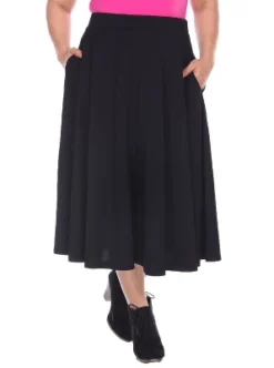 Women's Plus Size Tasmin Flare Midi Skirts - White Mark 17 Women's Plus Size Tasmin Flare Midi Skirts - White Mark -ChicMama Sales Store GUEST 9b689b06 086b 4a8d 9f8d 5b3f53bcedab