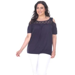 Women's Plus Size Cut Out Shoulder Bexley Tunic Top - White Mark 15 Women's Plus Size Cut Out Shoulder Bexley Tunic Top - White Mark -ChicMama Sales Store GUEST 9ccd0ecf 8c25 4a55 8895 eb48b0810c87
