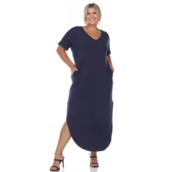 Plus Size Short Sleeve V-neck Maxi Dress -ChicMama Sales Store GUEST 9dad16e2 7b1b 491e 9784 14fb8e037e3b