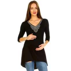 Maternity Calla Embellished Tunic Top - White Mark -ChicMama Sales Store GUEST a4a02c5f 7bf5 4341 98b6 f773e5badde0