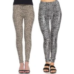 Women's Pack Of 2 Leggings - One Size Fits Most - White Mark -ChicMama Sales Store GUEST a57bbc8e 2302 4b29 b4a7 ae35ca9bf62d