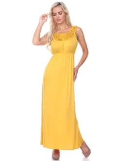 Women's Lace Neckline Katherine Maxi Dress - White Mark 22 Women's Lace Neckline Katherine Maxi Dress - White Mark -ChicMama Sales Store GUEST a7a700a6 65fe 45bd a4db dcaa03f1f71e