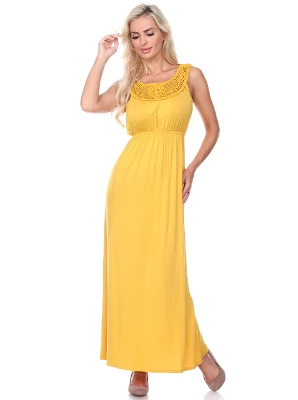 Women's Lace Neckline Katherine Maxi Dress - White Mark 11 Women's Lace Neckline Katherine Maxi Dress - White Mark - Image 11