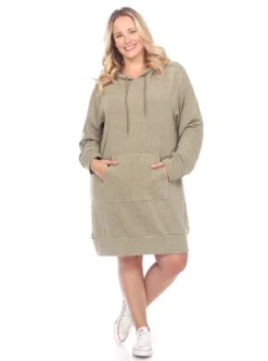 Women's Plus Size Hoodie Sweatshirt Dress - White Mark 19 Women's Plus Size Hoodie Sweatshirt Dress - White Mark -ChicMama Sales Store GUEST ab50f031 ace9 423e be6a 0c2a37128ab8