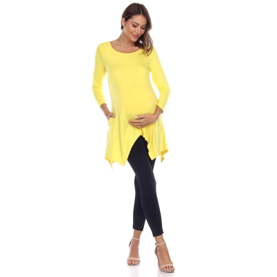 Maternity 'Kayla' Tunic - White Mark 3 Maternity 'Kayla' Tunic - White Mark - Image 3