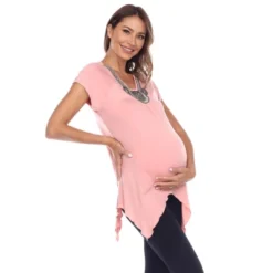 Maternity 'Myla' Embellished Tunic - White Mark