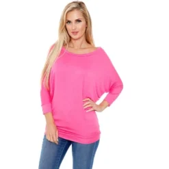 Women's Banded Dolman Top - White Mark -ChicMama Sales Store GUEST b45b23a3 a23f 4f30 94cb 262f4d2d6f05
