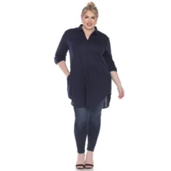 Plus Size Stretchy Tunic -White Mark -ChicMama Sales Store GUEST bb3a3a7d dff1 43da 908c bdb4e2c6487e