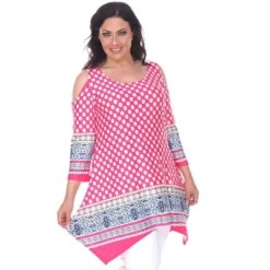 Women's Plus Size Antonia Cold Shoulder Tunic With Pockets - White Mark 14 Women's Plus Size Antonia Cold Shoulder Tunic With Pockets - White Mark -ChicMama Sales Store GUEST bc8116d4 db9f 44af 9068 f8b64c10b3ff