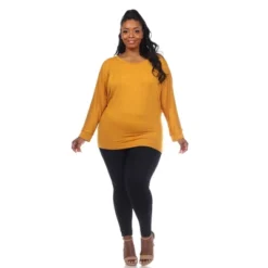 Plus Size Banded Dolman Top - White Mark -ChicMama Sales Store GUEST bdf19767 3d7d 4260 9eff cf8b92950737