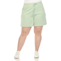 Plus Size Super Soft Drawstring Waistband Sweat Short 15 Plus Size Super Soft Drawstring Waistband Sweat Short -ChicMama Sales Store GUEST c0652069 3e1d 4650 b23c a4ffeec71ead