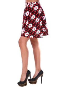 Women's Triangles Heidi Flare Skirt - White Mark