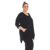 Plus Size Empire Cut V-Neck Tunic Top