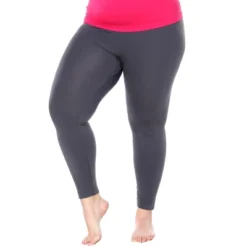 Women's One Size Fits Most Plus Size Super-Stretch Solid Leggings - One Size Fits Most Plus - White Mark -ChicMama Sales Store GUEST c3955b53 7549 43cf 8c4f 63880211f5d4