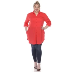 Plus Size Stretchy Tunic -White Mark -ChicMama Sales Store GUEST c461a2e4 5292 4297 a920 c771ff39363c