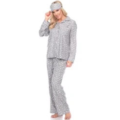 Women's Three-Piece Pajama Set - White Mark -ChicMama Sales Store GUEST c5087e5d 1f18 4483 9222 e556f09d42cf