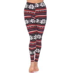 Women's One Size Fits Most Printed Leggings - One Size Fits Most - White Mark -ChicMama Sales Store GUEST c63ea815 07fa 4c44 a2d2 02b58b60326d
