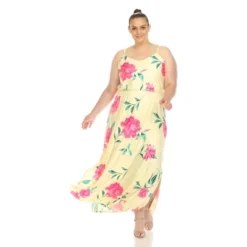 Plus Size Floral Strap Maxi Dress 14 Plus Size Floral Strap Maxi Dress -ChicMama Sales Store GUEST c720eb99 c10c 493a b6db f34a09cf229f