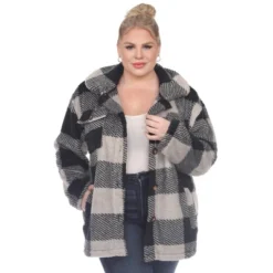 White Mark Plus Size Plaid Shacket -ChicMama Sales Store GUEST c9f85f55 9a4a 4738 b1d2 1f700c0406c6